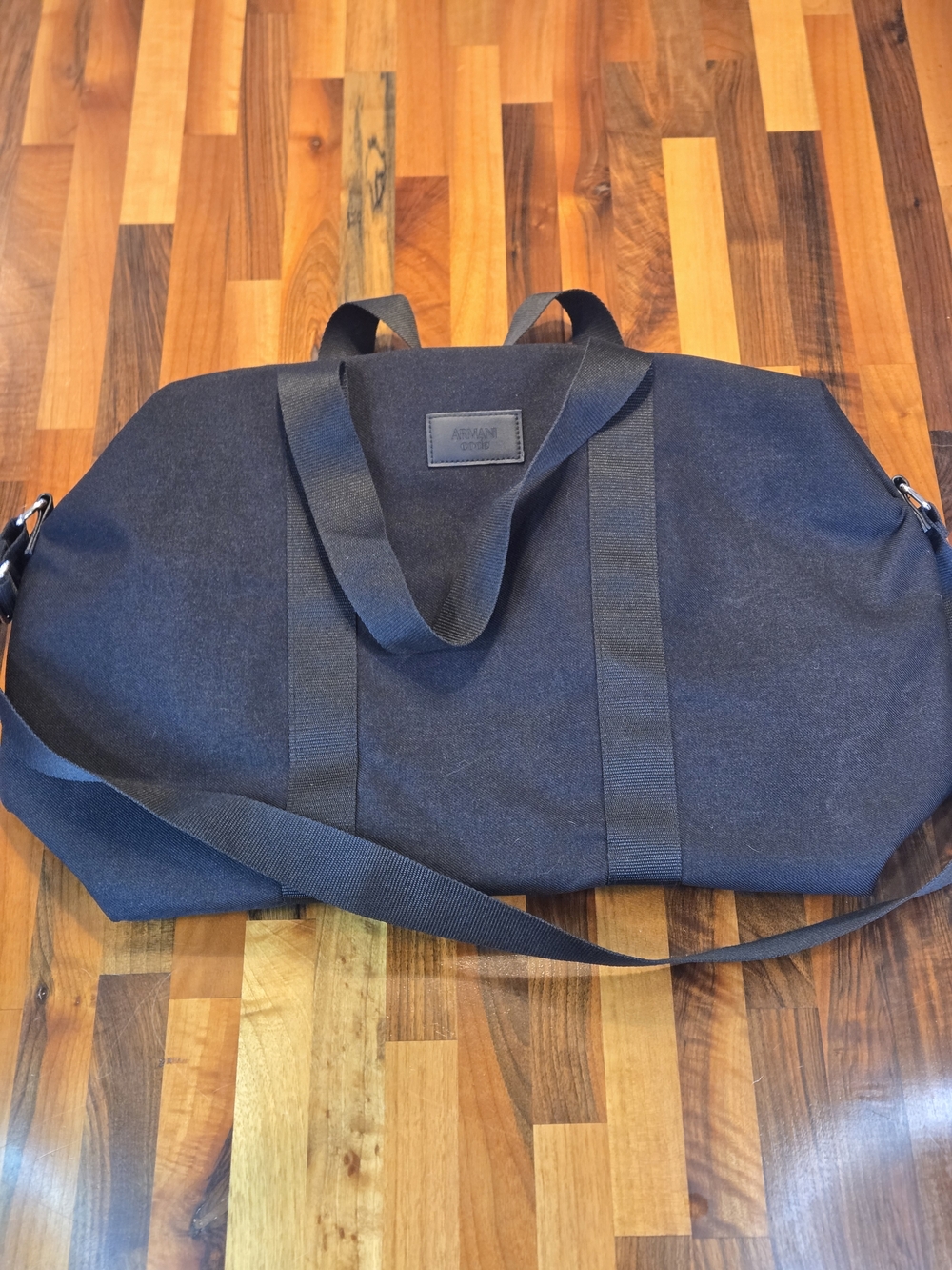Giorgio Armani Code Fragrances Black Duffel Bag